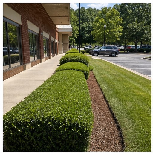 Retail Center Landscape Cleanup