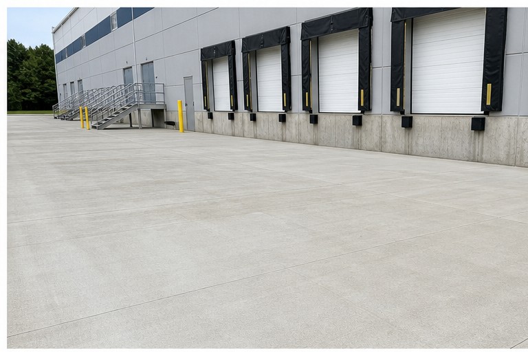 Warehouse Loading Dock Pressure Washing